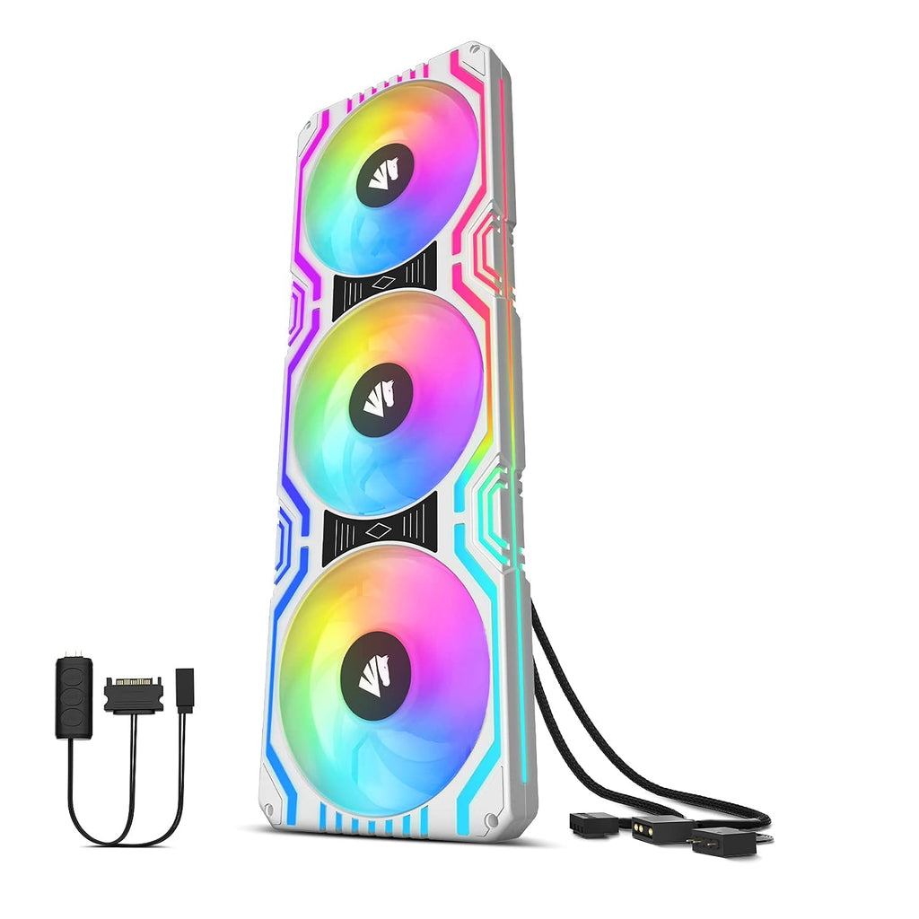 AsiaHorse Matrix 360mm Fan - White
