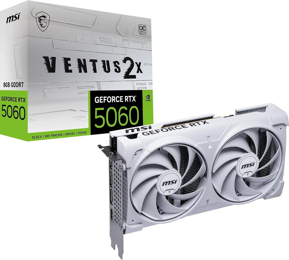MSI GeForce RTX 5060 VENTUS 2X OC White 8GB