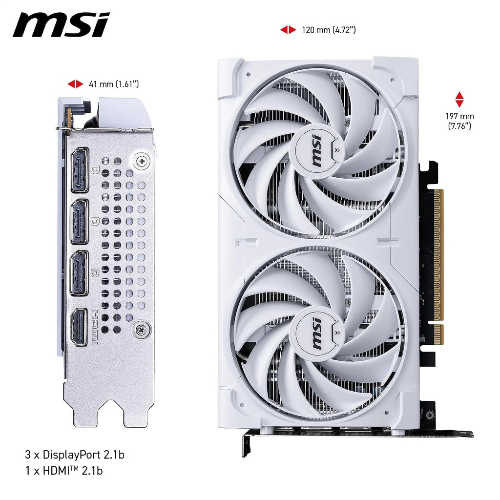 MSI GeForce RTX 5060 VENTUS 2X OC White 8GB