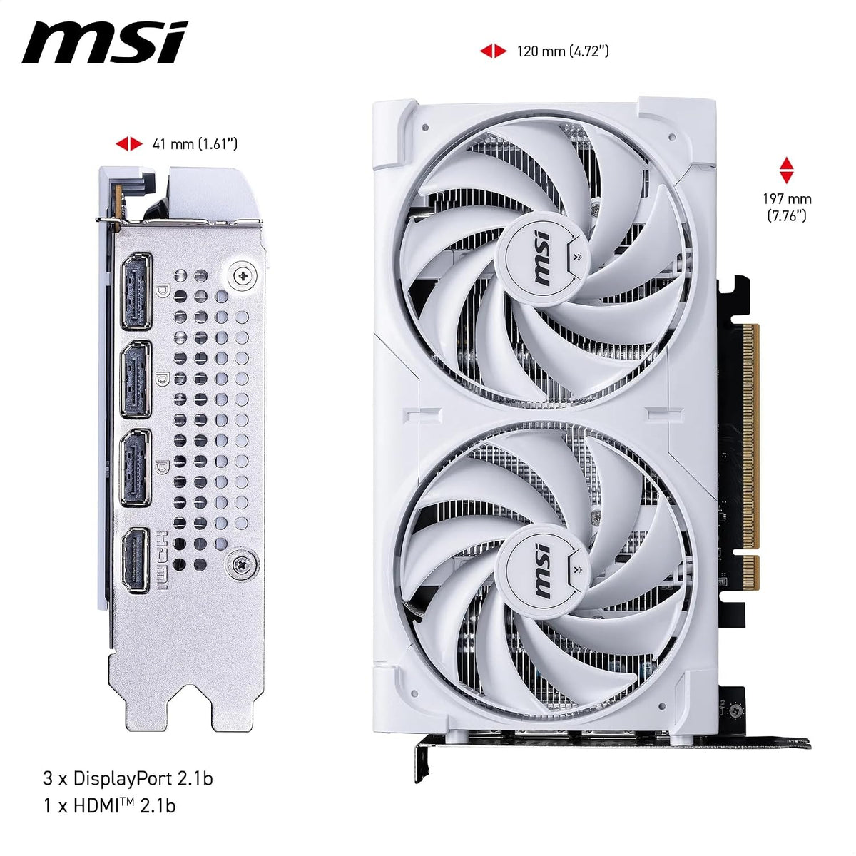 MSI GeForce RTX 5060 VENTUS 2X OC White 8GB