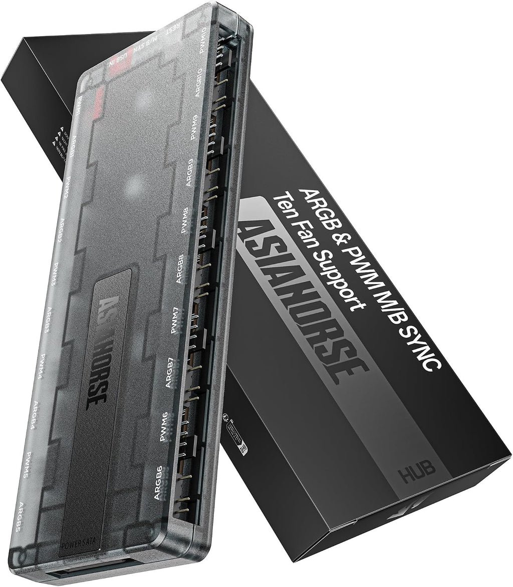 AsiaHorse UMBRA ARGB PWM PC Case Fan Hub