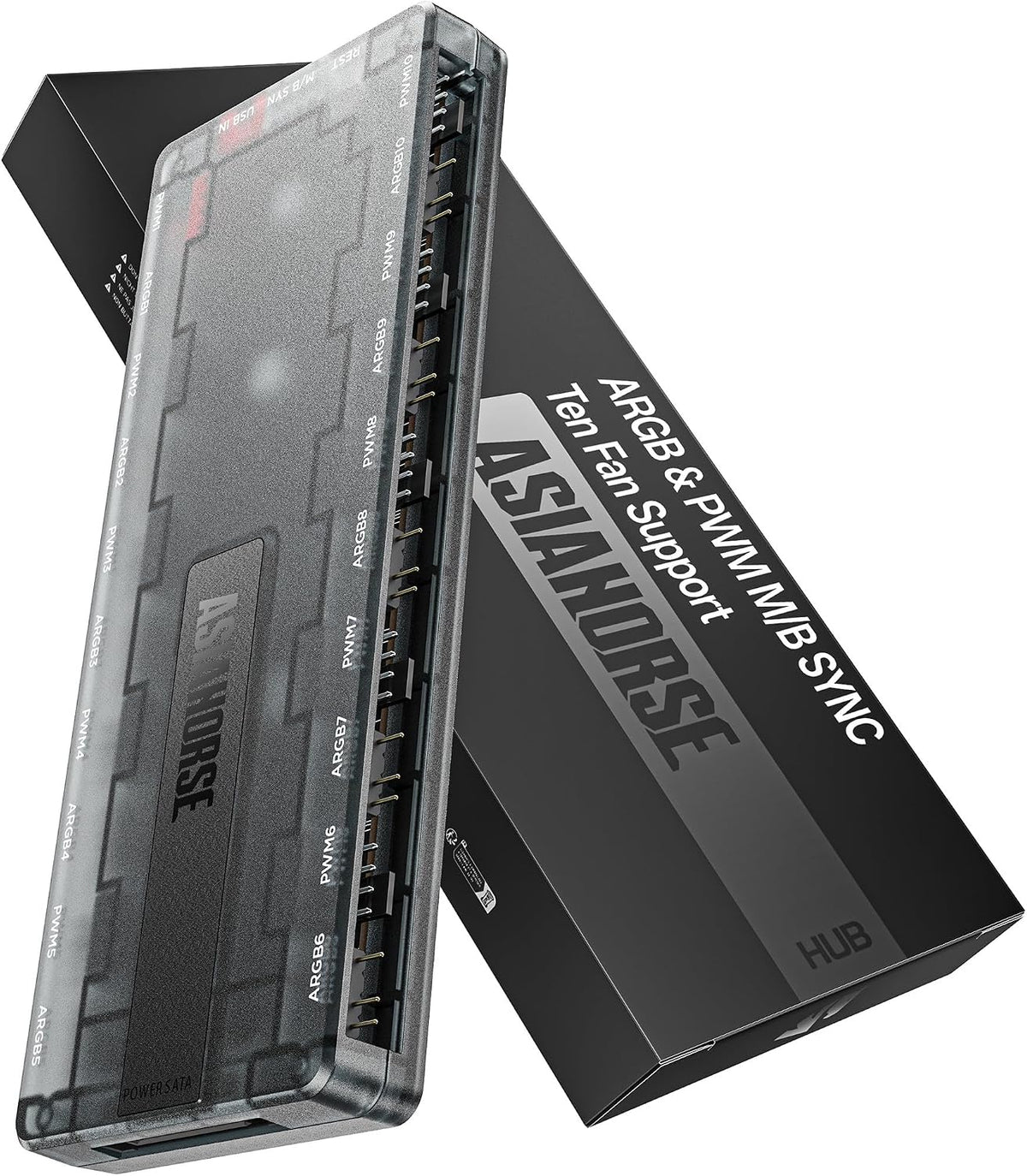 AsiaHorse UMBRA ARGB PWM PC Case Fan Hub