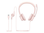 Logitech H390 USB Headset - ROSE