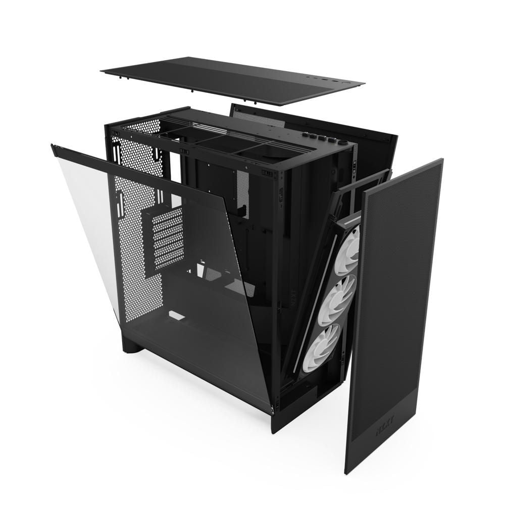 NZXT H7 Flow Mid Tower Case - Black