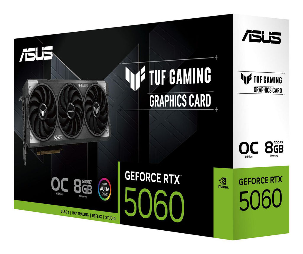 Asus TUF Gaming GeForce RTX 5060 OC Edition 8GB GDDR7 gaming graphics card