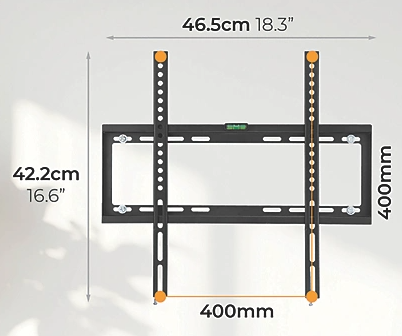 Flat-to-Wall TV Bracket Fixed 32-70"