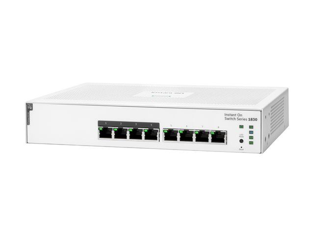 HP Aruba 1830 8G 65W POE switch