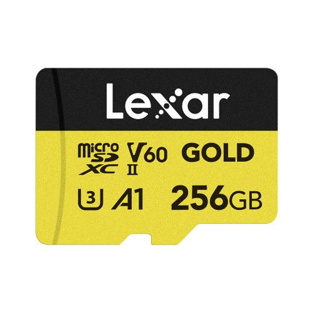 LEXAR 256GB GOLD microSDXC UHS-II Card