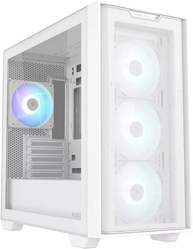 ASUS A21 PLUS TG ARGB Micro-ATX Gaming - White