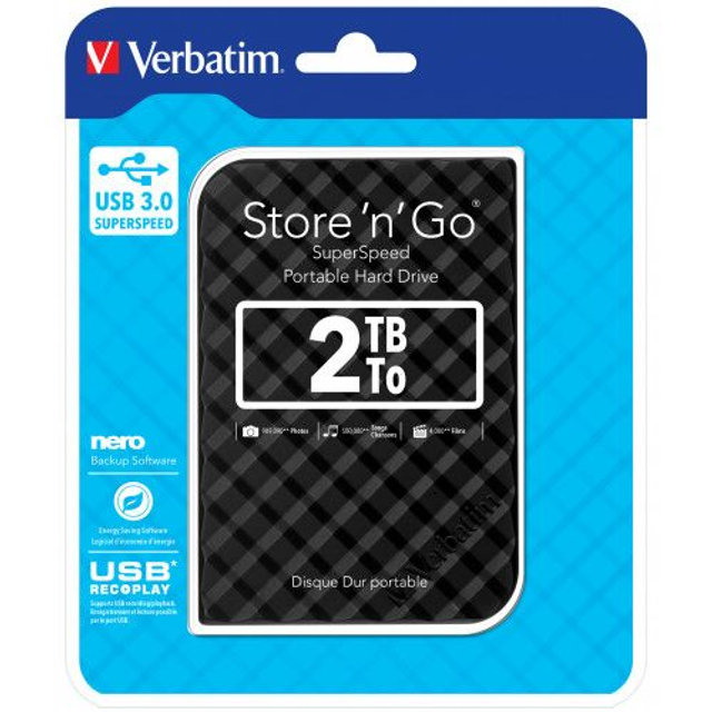 VERBATIM STORE ´N´ GO 2.5" 2TB