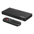 MicroConnect 4K@60Hz HDMI Switch 4x1, HDCP 2.2, w/ Remote control