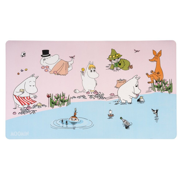 Moomin 60x35cm Vegan Leather Mouse Pad