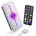 ARGB PWM PC Fan Hub with Controller [20 ARGB Effects] - White