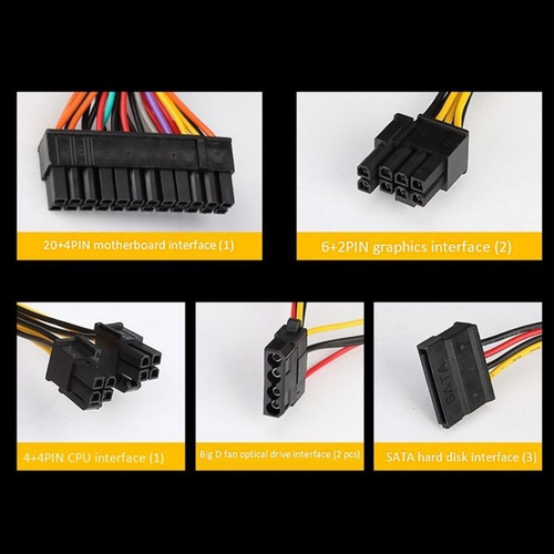 500W PC ATX 12V Power Supply