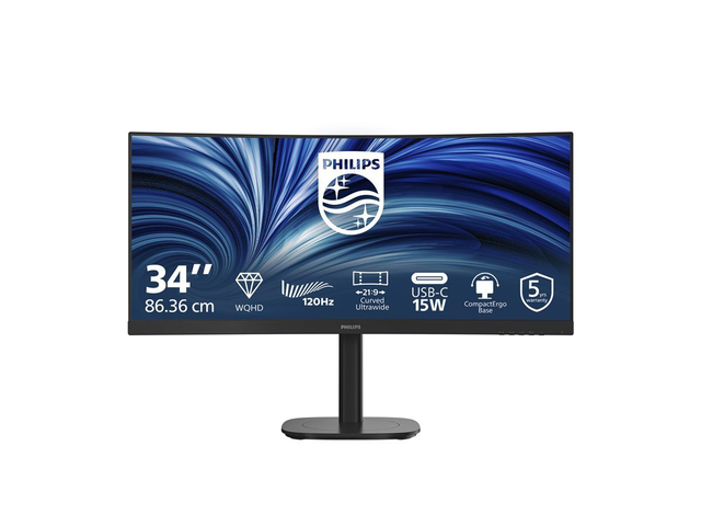 Philips 34B2N3500C - 3000 Series - LED monitor - curved - 34" - HDR