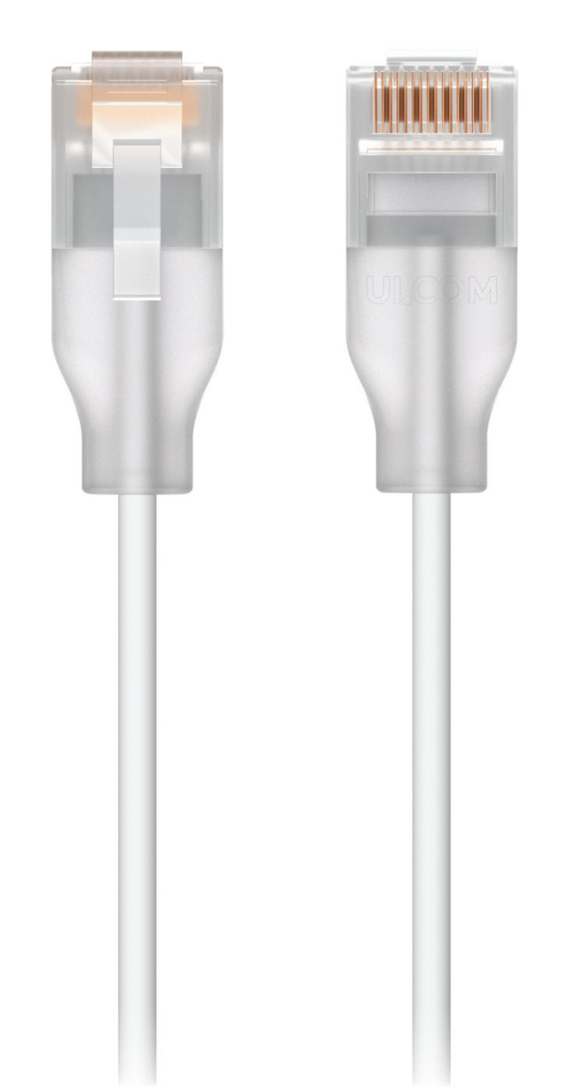 0.15M Ubiquiti UniFi Etherlighting Patch Cable - White - 24pk