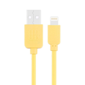 1M USB Lightning Cable Charging Cable - Yellow