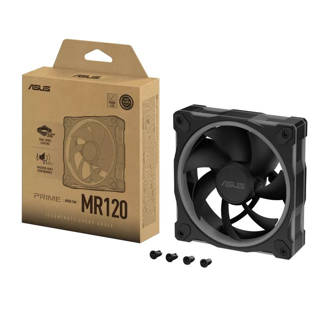 Asus Prime MR120 Fan ARGB, Black