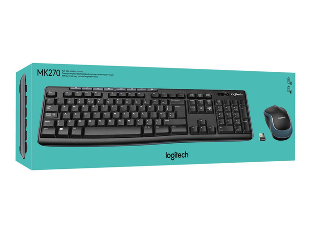 Logitech MK270 Wireless Keyboard & Mouse (UK)