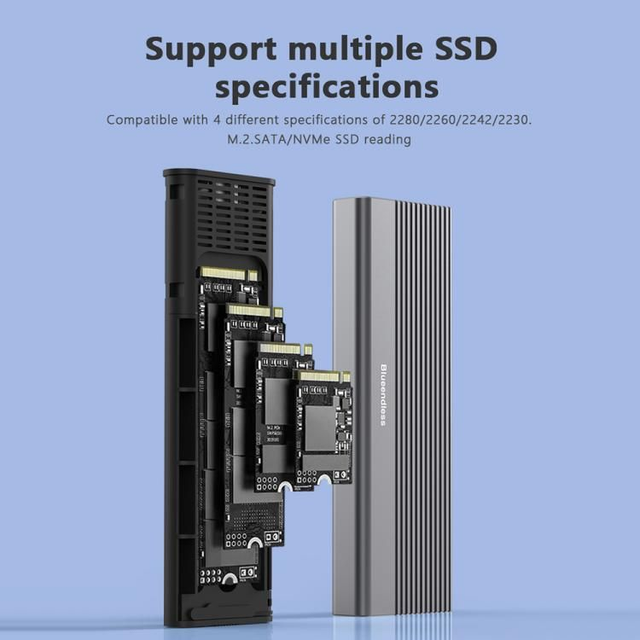 M.2 Nvme Sata Enclosure