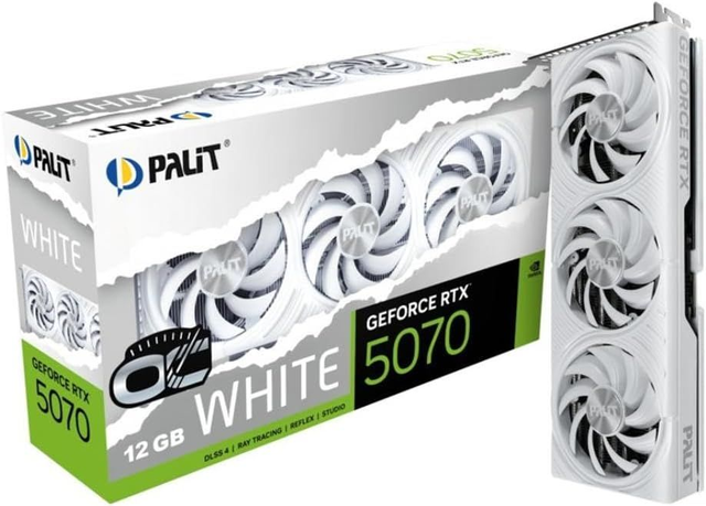 GeForce RTX 5070 White OC 12GB GDDR7