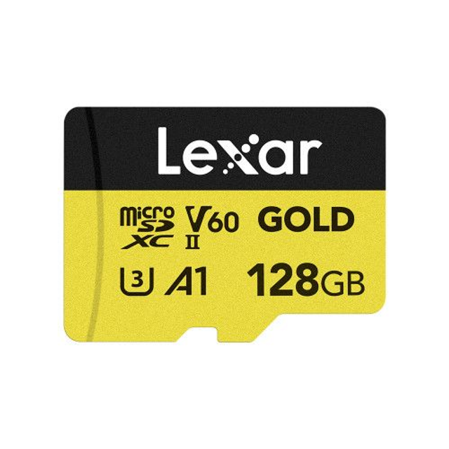LEXAR 128GB GOLD microSDXC UHS-II Card