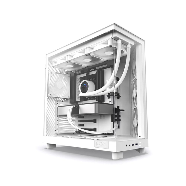 Nzxt H6 Flow Mid Tower Case - White