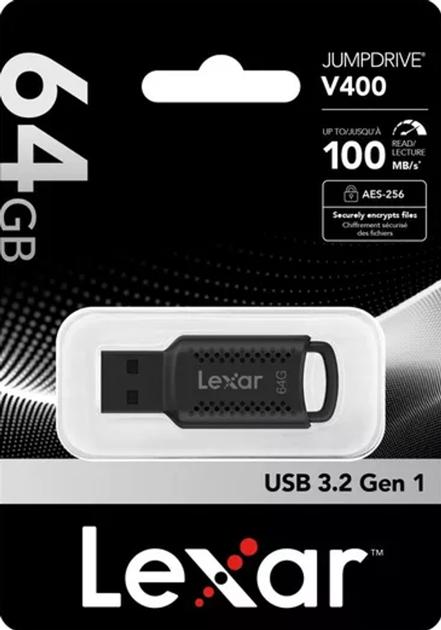 Lexar 64GB Jumpdrive V400 USB 3.2 G1
