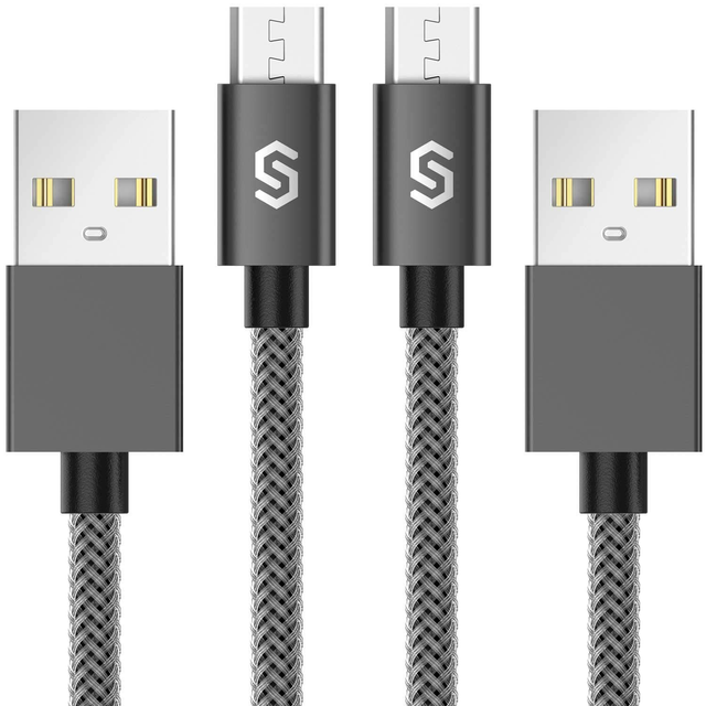 2M Syncwire Micro USB Data Cable - Pack of 2