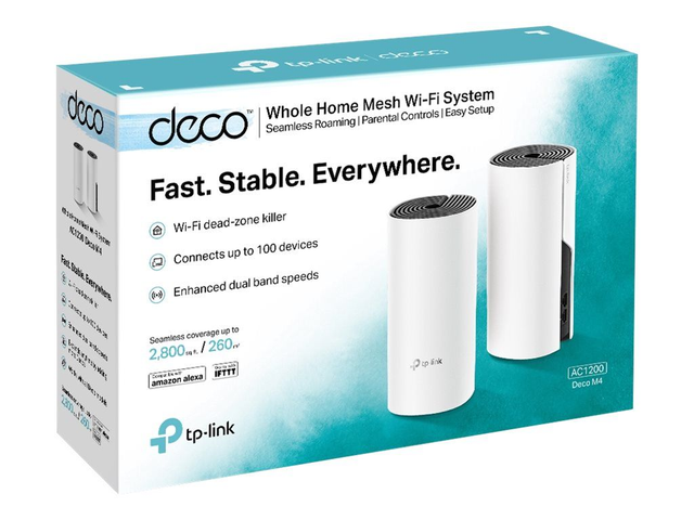TP-Link DECO M4 - Wi-Fi system - Wi-Fi 5 - desktop