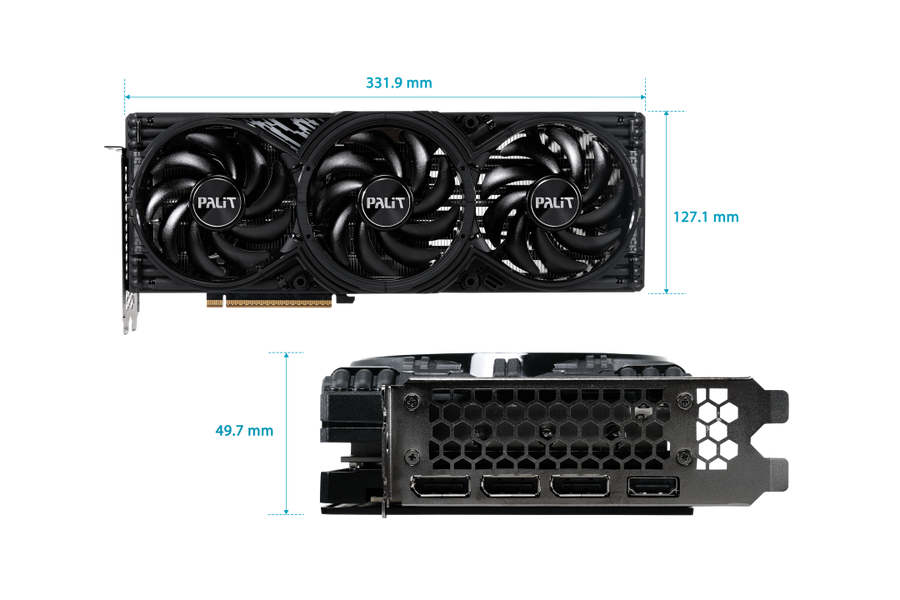 Palit Graphic Card RTX 5070Ti GamingPro-S OC 16GB GDDR7